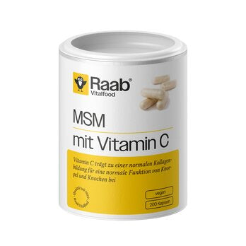 RAAB VITALFOOD MSM mit Vitamin-C-Kapseln konv 200Stk