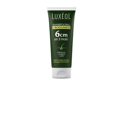 Luxéol Shampoo per la crescita dei capelli – Crescita dei capelli dall'aspetto più rapido – 200 ml