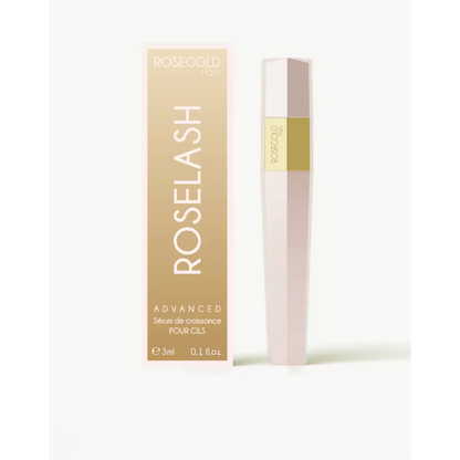 ROSEGOLD Parigi Roselash Siero avanzato per ciglia – Siero per la cura delle ciglia dall'aspetto più folto – 3 ml