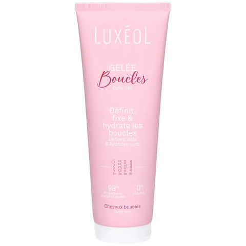 Luxéol Curl Defining Gel for Curly Hair – Hydration &amp; Hold – 250 ml