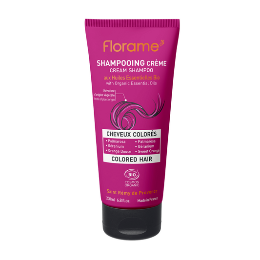 FLORAME - Shampoo cremoso biologico per capelli colorati - Nutri e proteggi i tuoi capelli! 🌿✨