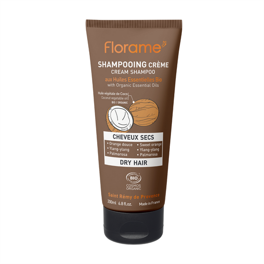 FLORAME - Organic Cream Shampoo for Dry Hair - Nourish & Hydrate Your Locks 🌿💦