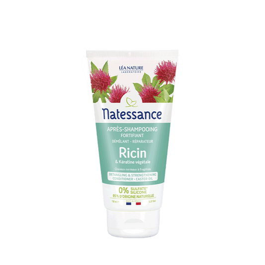 NATESSANCE - Après-shampooing à l'huile de ricin - Nourrissez et faites briller vos cheveux ! ✨💆‍♀️
