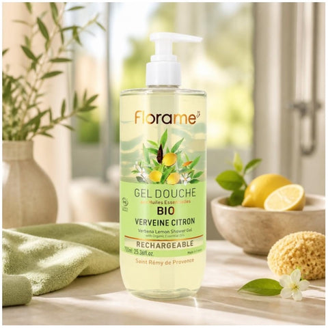 Gel douche Florame Verveine citron 750 ml