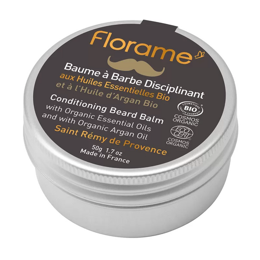 FLORAME - Balsamo disciplinante biologico per barba da uomo - Nutri la tua barba naturalmente! 🌿✨