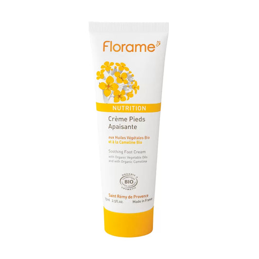 FLORAME - Crema lenitiva organica per i piedi - Nutri e rivitalizza i tuoi piedi stanchi! 🌿👣✨