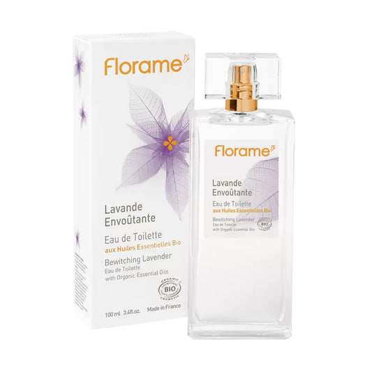 FLORAME - Affascinante olio essenziale biologico di lavanda - Acqua di toilette - Rilassati e Ringiovanisci 💜🌿
