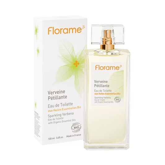 FLORAME - Huile essentielle biologique Eau de Toilette, Verveine pétillante - Délice aromatique rafraîchissant 🌿✨
