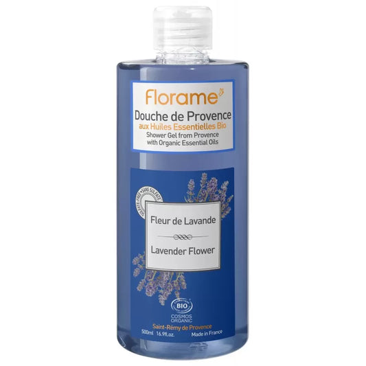 FLORAME - Provence BIO Shower Gel, Lavender Flower - Refreshing Relaxation for Your Skin 🌿💧