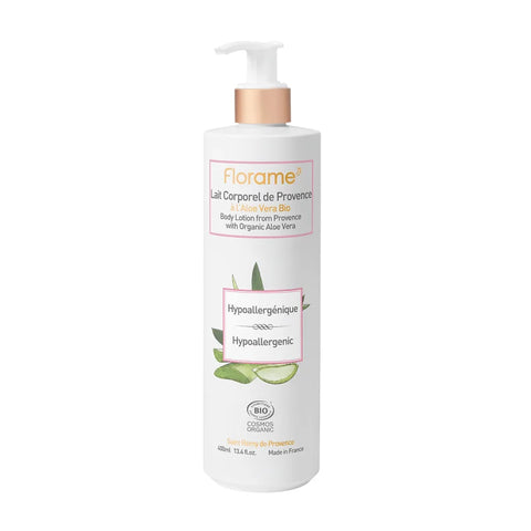 FLORAME - hypoallergenische Körpermilch mit Aloe Vera - Pflegen Sie Ihre Haut natürlich!
