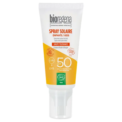 BIOREGENA - Kinder Sonnenschutzspray LSF 50 - Schütze junge Haut vor der Sonne! 🌞👶💖