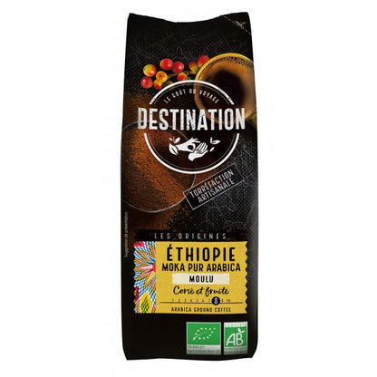 Café Ethiopie Moka 100% arabica Moulu, 250g