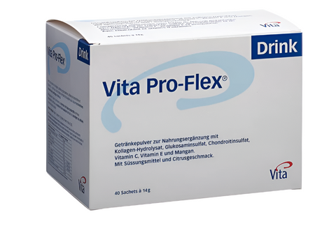 Vita Pro-Flex Drink – Soutien suisse des articulations et du tissu conjonctif (40 sachets)