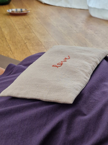 Augenkissen Leinen mit Lavendel & Amethyst - Calm