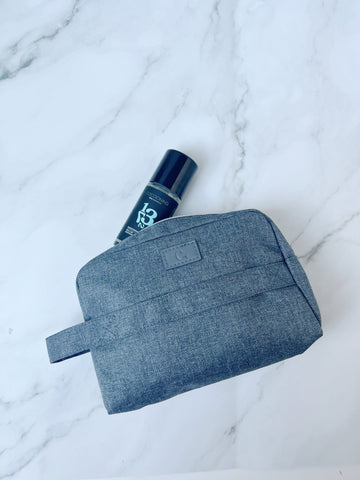 Trousse anthracite allongée