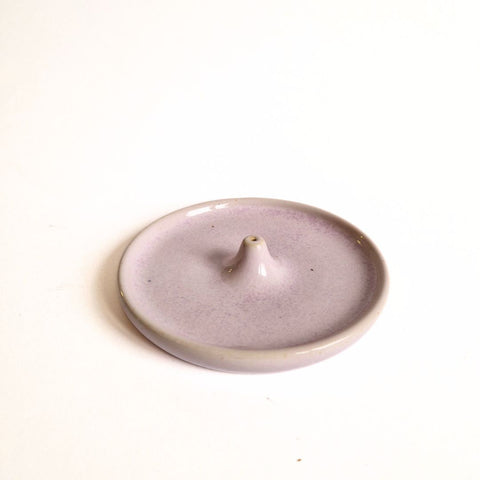 Support pour bâtons d'encens en céramique violet