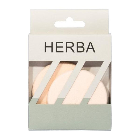 HERBA Make-up Schwämmchen rund beige 2 Stk