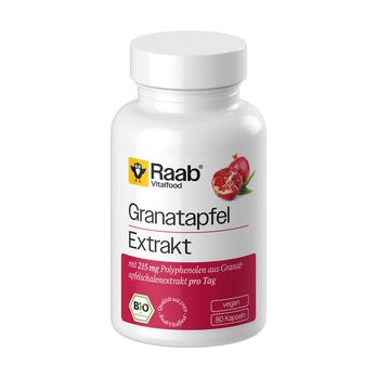 RAAB VITALFOOD Granatapfel-Extrakt-Kapseln 80 Stk