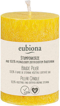 EUBIONA KERZEN Stumpenkerze Maisgelb, 56x80 mm 1 Stk