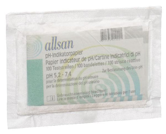 ALLSAN pH Indikatorpapier 5.2-7.4 100 Stück
