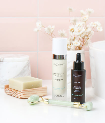 Duo Crème  hydratante + Elixir vert deluxe