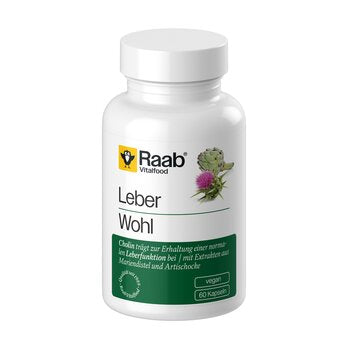 RAAB VITALFOOD Leberwohl Kapseln konventionell 60Stk