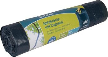 MEMO Mülleimerbeutel Zugband 10x120 Liter 1 Stück