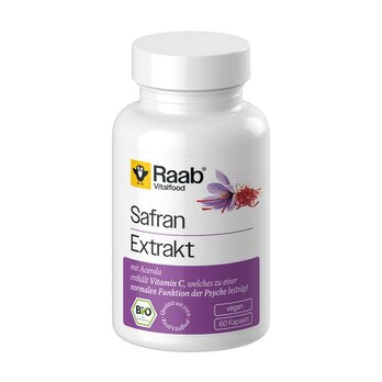 RAAB VITALFOOD Safran-Kapseln à 500 mg 60 Stück