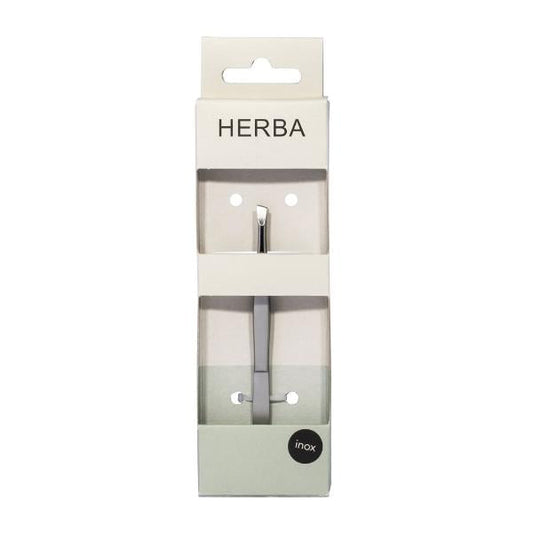 HERBA Pinzette gebogen Inox