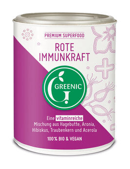 GREENIC Polvere di bevanda immunitaria rossa Greenic 130 g