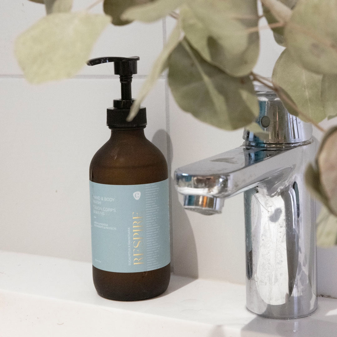 Savon liquide mains & corps RESPIRE