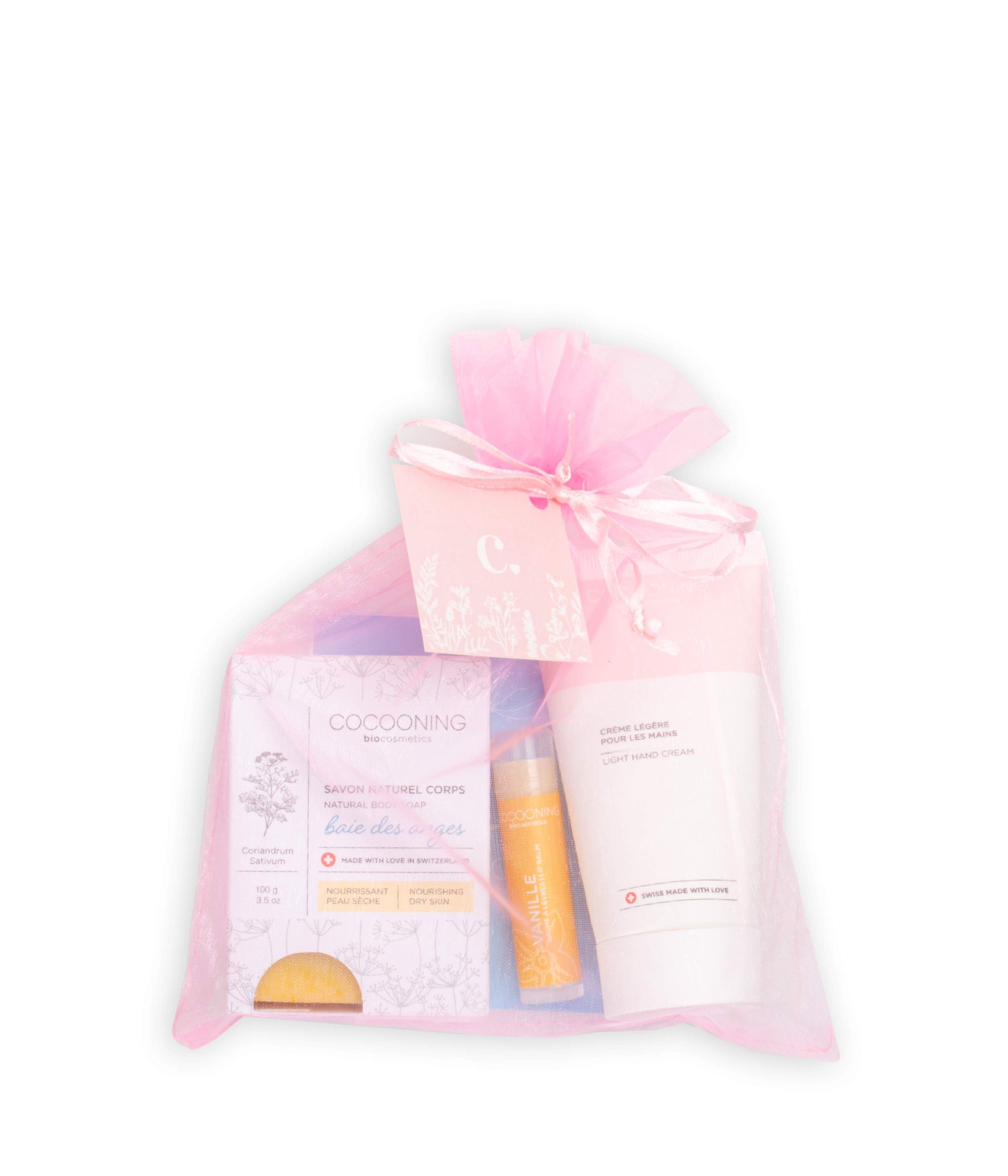 Pochette rose printemps