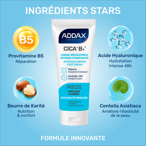 INTENSIVE REPARATURCREME
Befeuchtet 48 Std., repariert bereits nach 3 Tagen Risse, Spalten, Schnitte