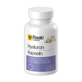 RAAB VITALFOOD Hyaluron 500 Kapseln konventionell 60 Stück