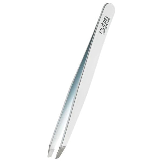 RUBIS Pinzette Inclinata Bianco Inox