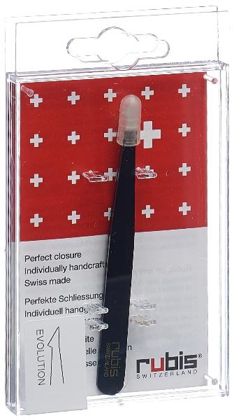 RUBIS Evolution Pinzette Nero Inox