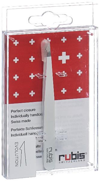 Pinzette RUBIS Evolution Inox Bianco