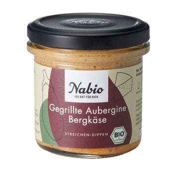 NABIO Tartinade Aubergine et Fromage de Montagne 135 g