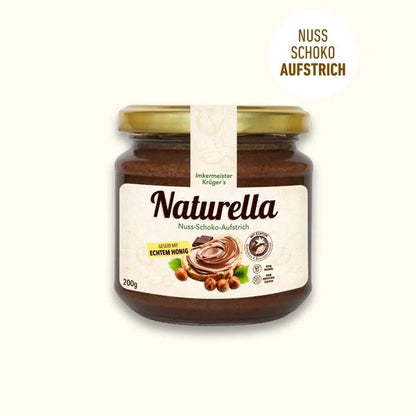Naturella 200 g Pâte à tartiner Chocolat-Noisette au Miel