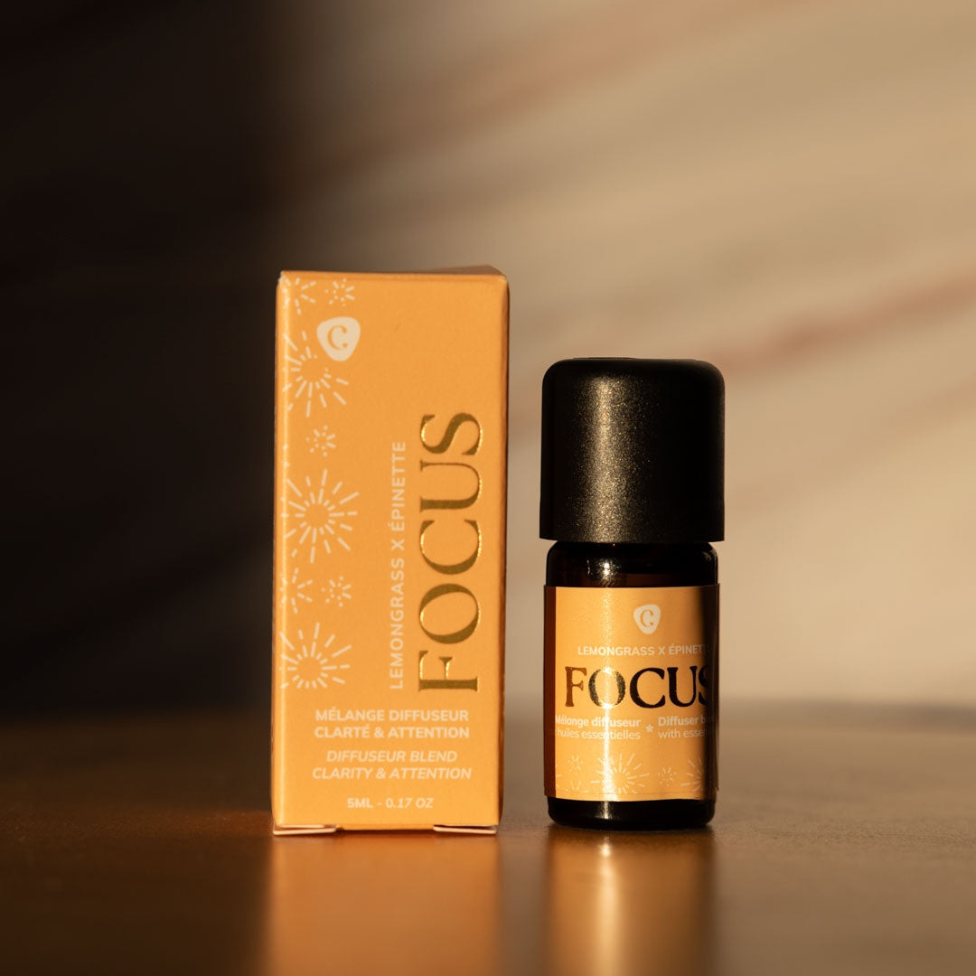 Mélanges d'huiles essentielles FOCUS