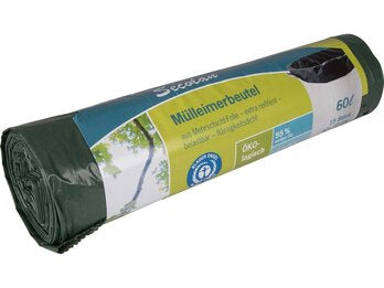 Sacs poubelle MEMO 60 L, 15 pièces, 1 pièce
