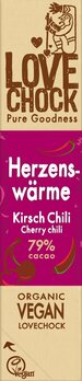 LOVECHOCK Bar Warm Heart Cherry Chili 79% Cocoa 40g
