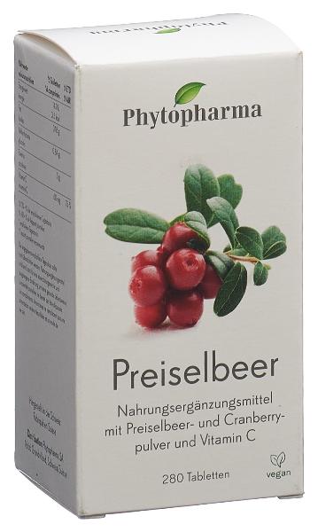 PHYTOPHARMA Preiselbeer Tabl 280 Stk