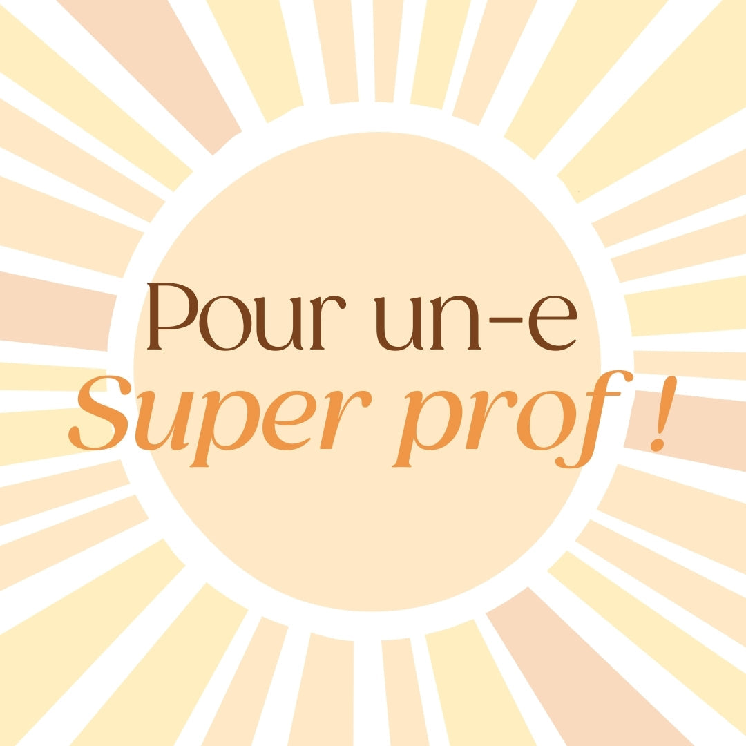 Pochette pour un-e super prof !