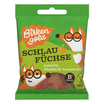 BIRKENGOLD Schlaufüchse Caramelle gommose alla frutta convenzionali 50 g