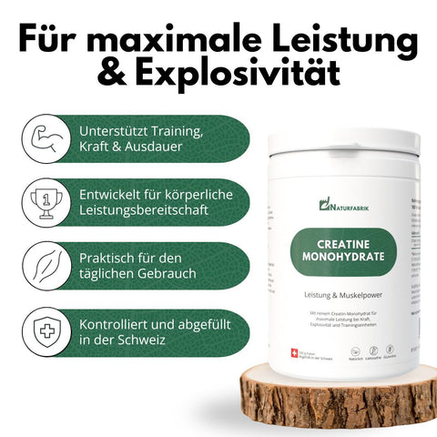 NATURFABRIK Créatine Monohydrate 500 g