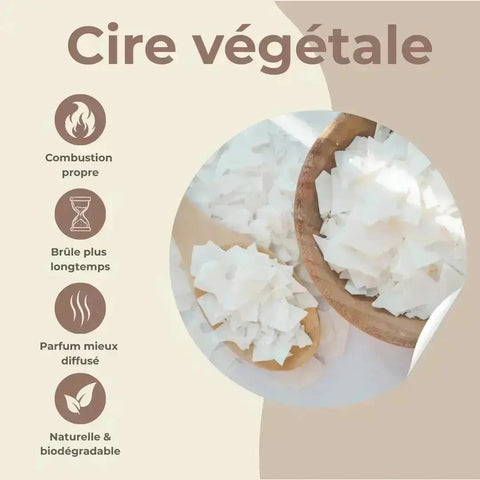 Bougie Artisanale à la Cire de Soja – Parfum Harmonie