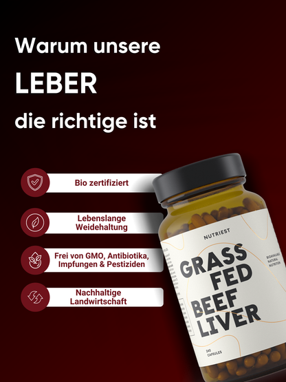 Rinderleber Kapseln in Premium Qualität
