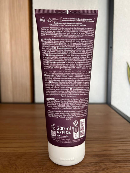 Luxéol Shampoo Rinforzante per Capelli fini – Densità dei Capelli e Forza – 200 ml