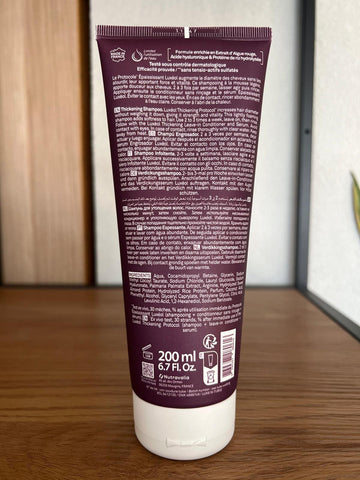 Luxéol Shampoo Rinforzante per Capelli fini – Densità dei Capelli e Forza – 200 ml